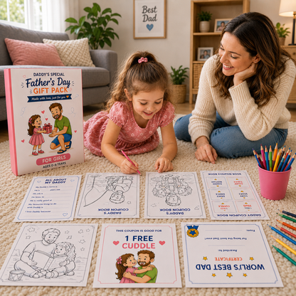 My Daddy & Me – Father’s Day Printable Gift Kit - 50% OFF Only Today