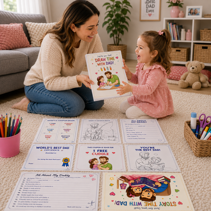 My Daddy & Me – Father’s Day Printable Gift Kit - 50% OFF Only Today
