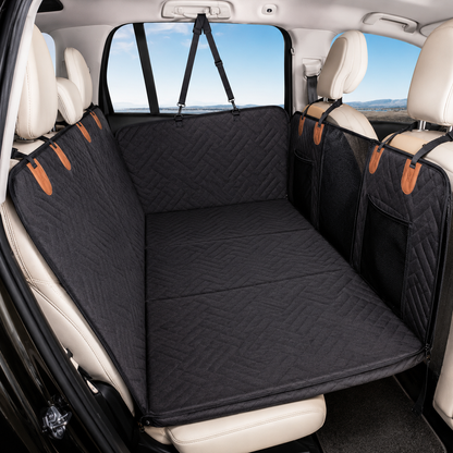 Dog Car Hammock – Hard Bottom Back Seat Extender Waterproof - 50% OFF Today Only
