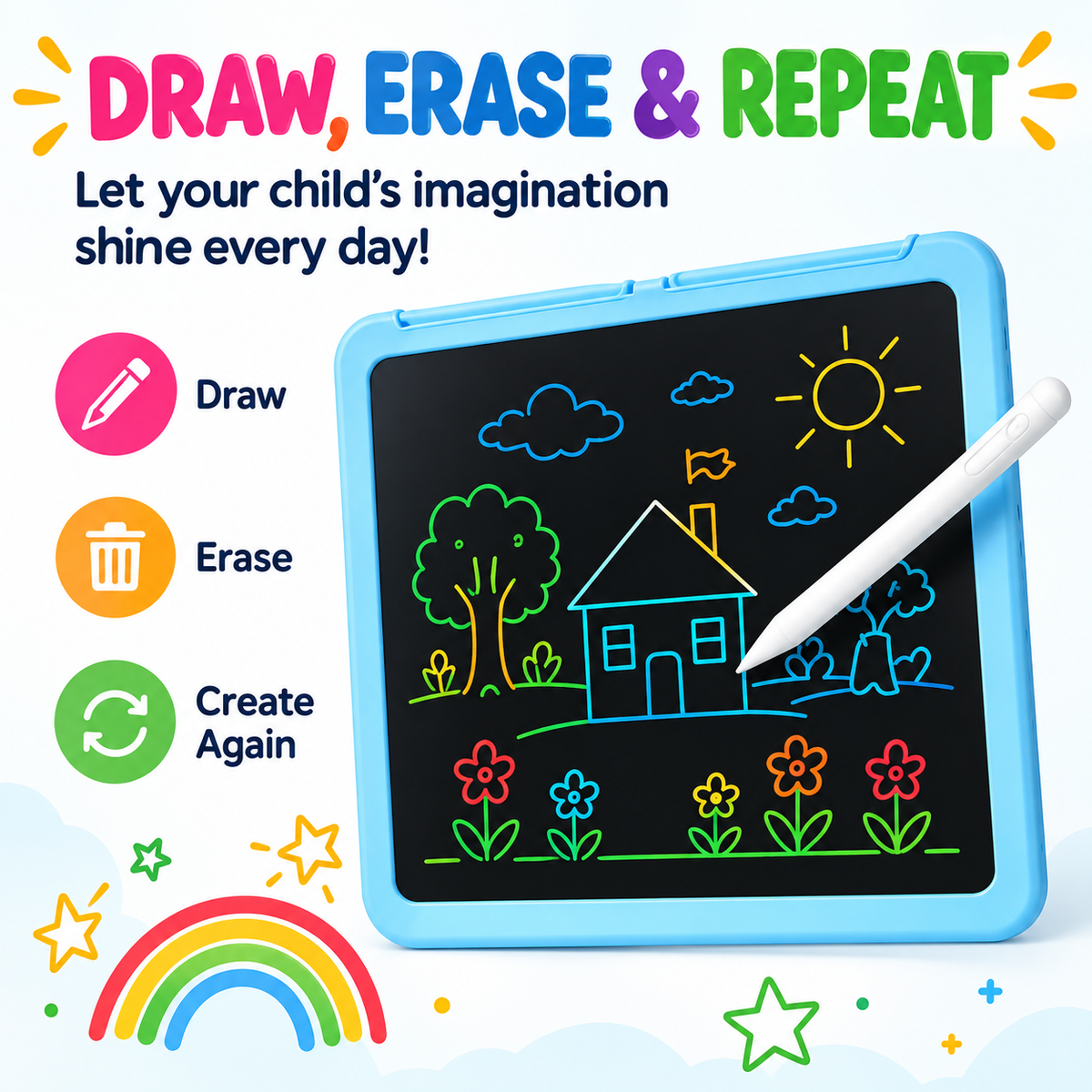 TinyTalk Pro Flash Card and Writing Pad  - 60% OFF Only Today