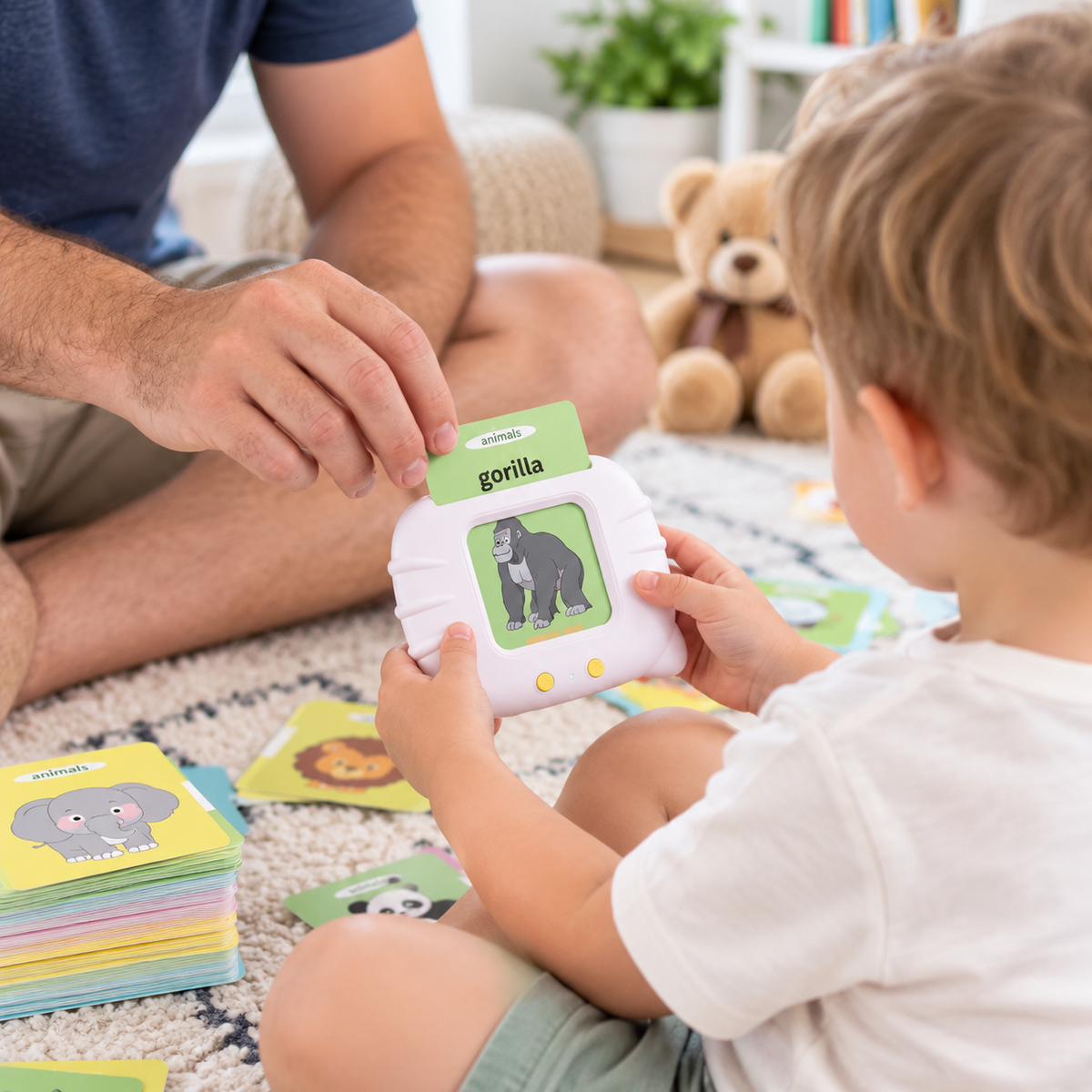 TinyTalk Flash Card Learning Toy + 2 Free Gifts- 50% OFF Only Today