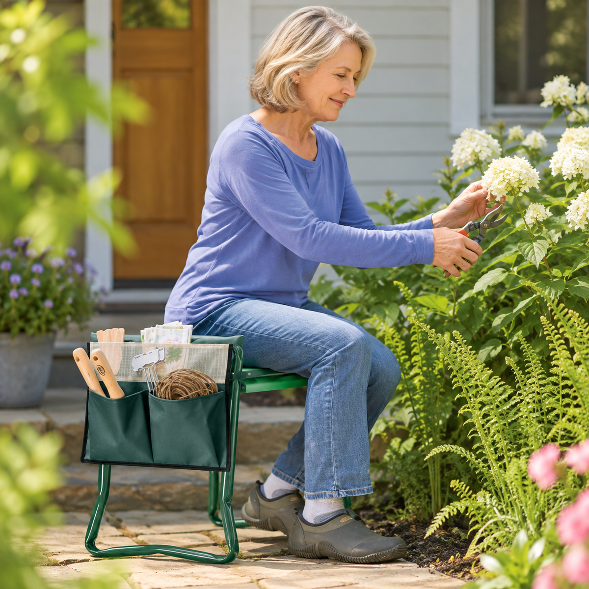 GardenComfort 2-in-1 Kneeler & Seat - 50% OFF Today Only