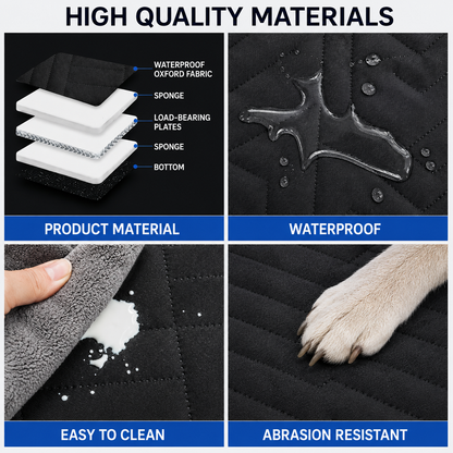 Dog Car Hammock – Hard Bottom Back Seat Extender Waterproof - 50% OFF Today Only