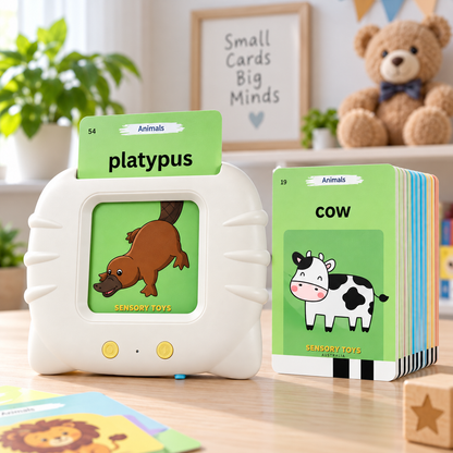 TinyTalk Flash Card Learning Toy + 2 Free Gifts- 50% OFF Only Today