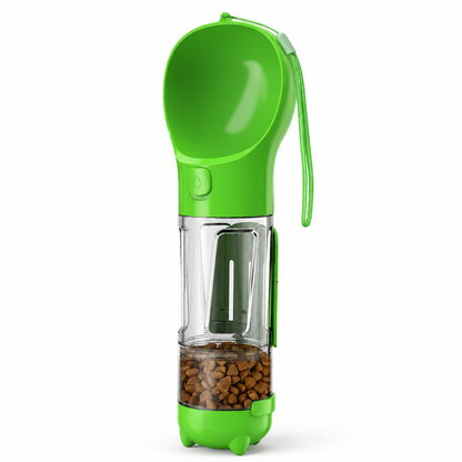 Dog Travel Bottle – 4-in-1 Water, Food & Waste Companion - 50% OFF Only Today