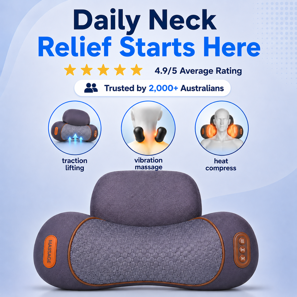 TheraNeck Pro™ - Smart Neck Massager | 🔥 50% OFF Today