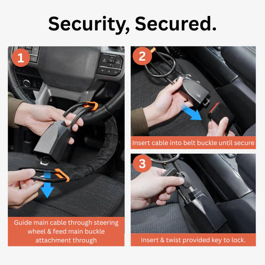 Steering Wheel Lock - 50% OFF Today Only